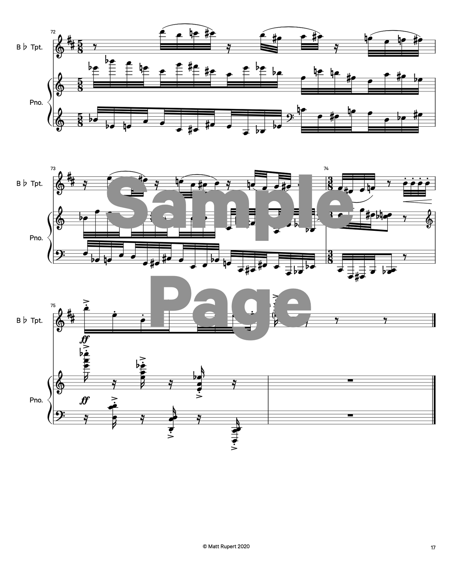 Bob Ross Suite for Trumpet & Piano